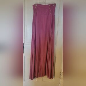 Free People FP ONE Sailor Wide Leg Flowy side Button Pants Medium